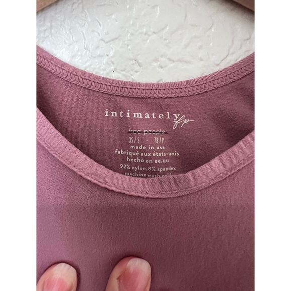 Free People Intimately Bodysuit - Size XS/S - Super Soft - Mauve - NWOT - Picture 2 of 3